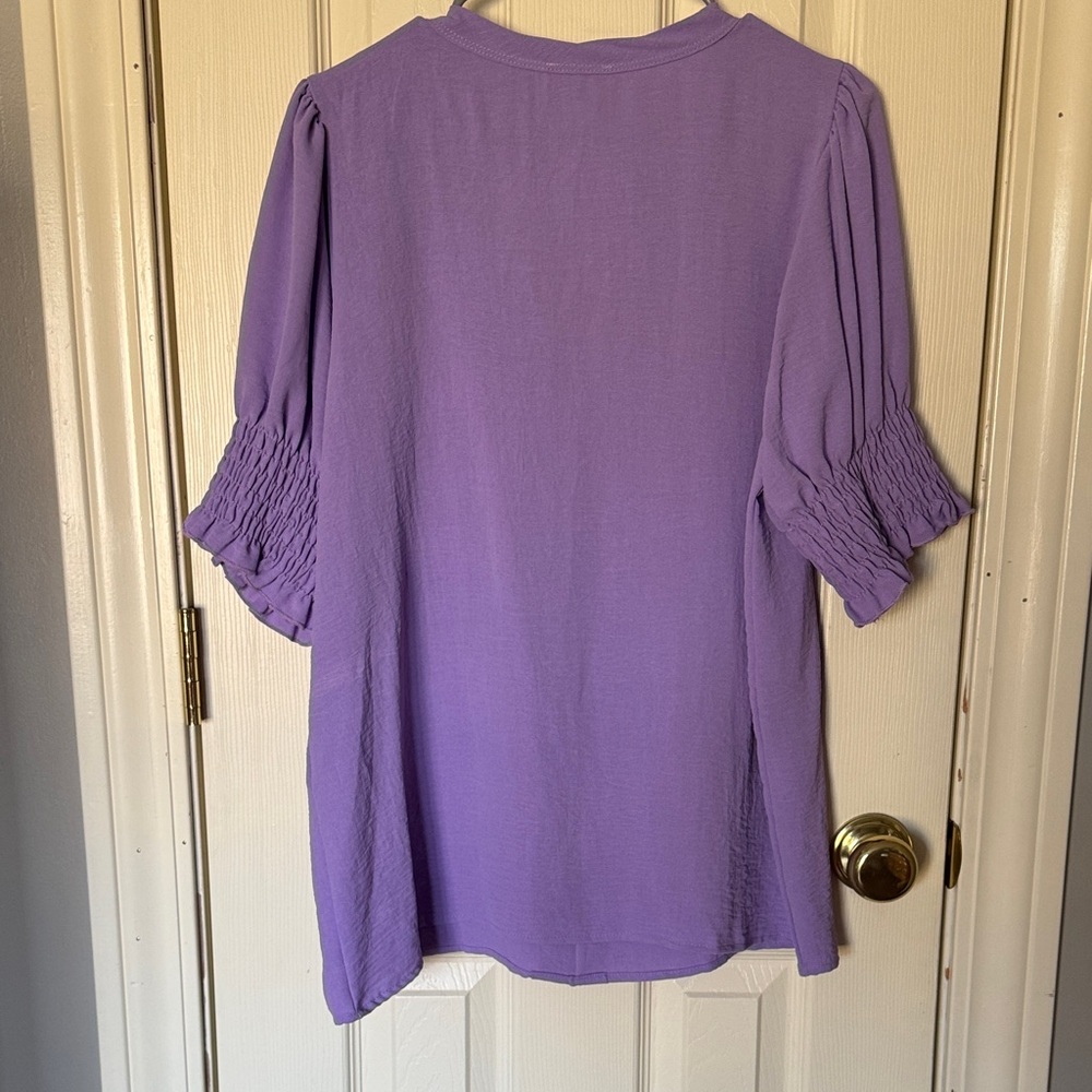 BiBi Women's Lavender Blouse - Picture 2 of 7